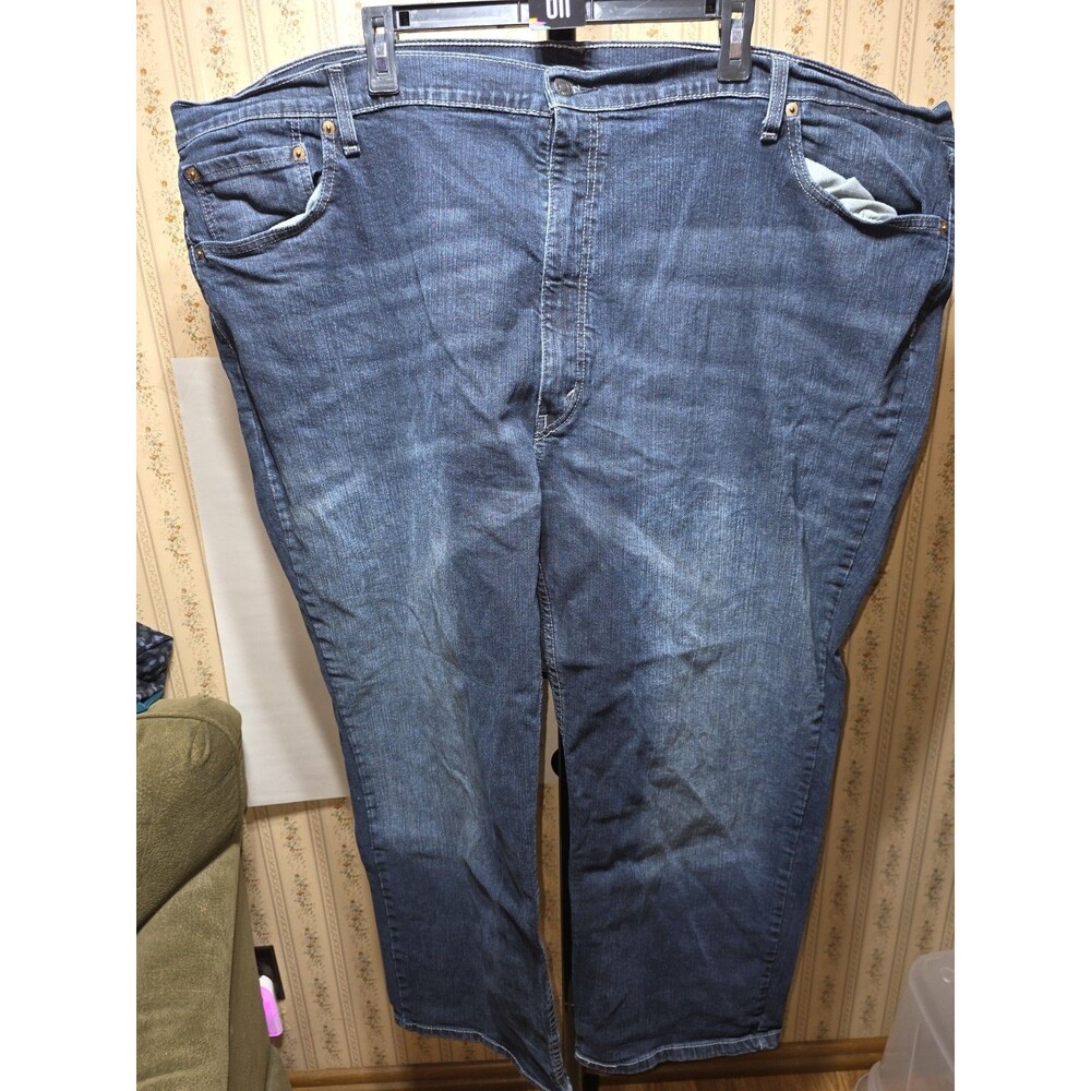 Levi’s 559 Jeans Mens 52x29 Relaxed Straight Blue Denim Big Tall Waterless